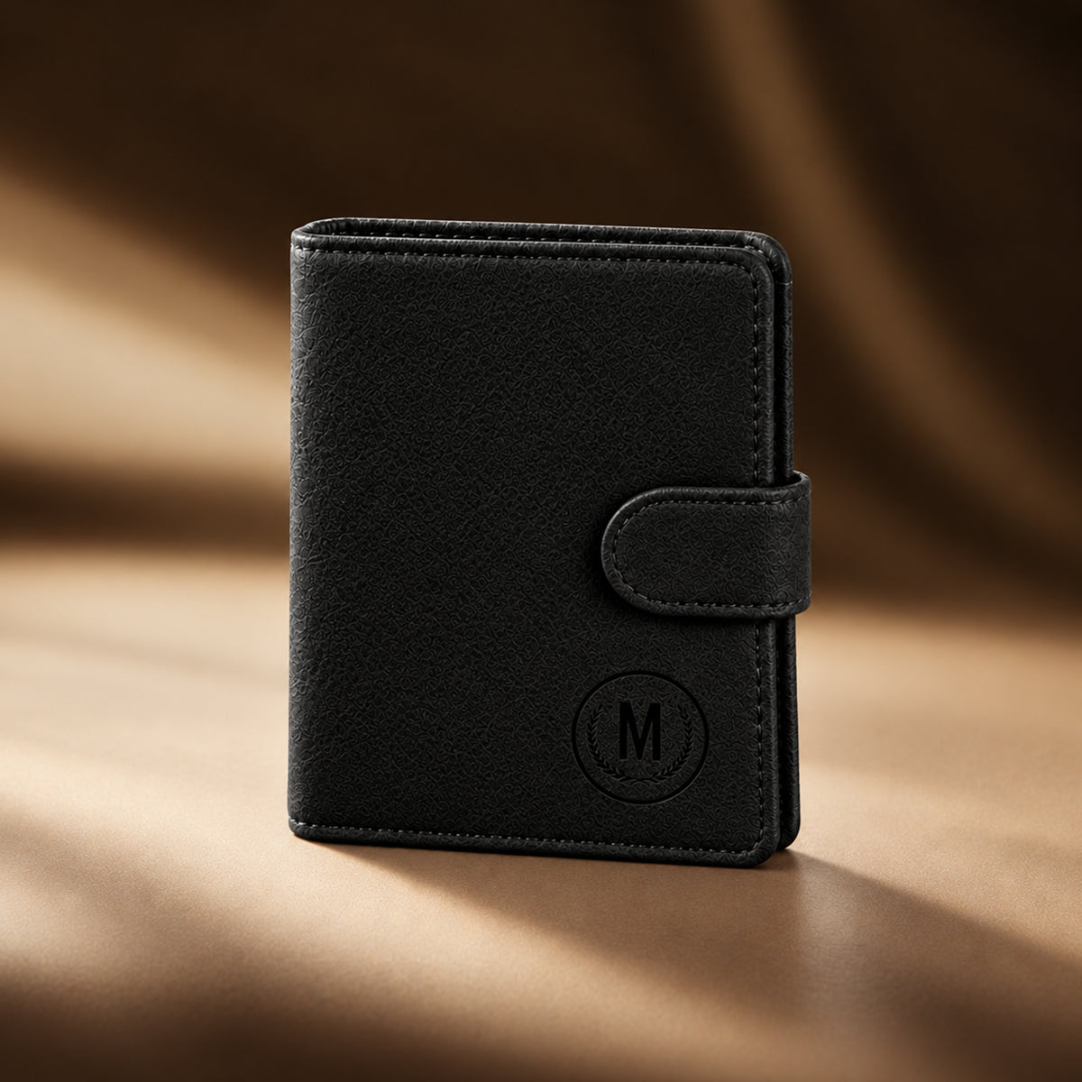 Premium Leather M Series Button Wallet