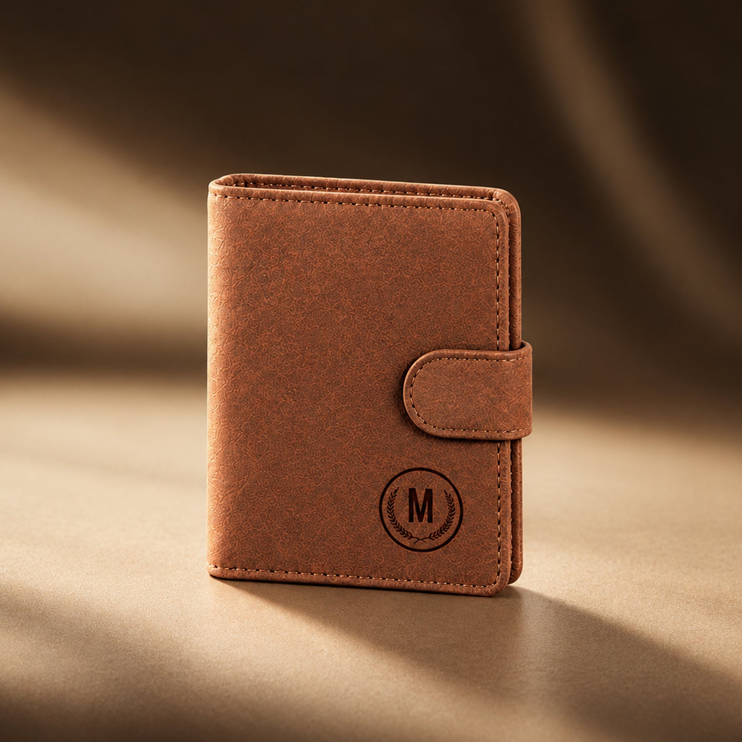 Premium Leather M Series Button Wallet