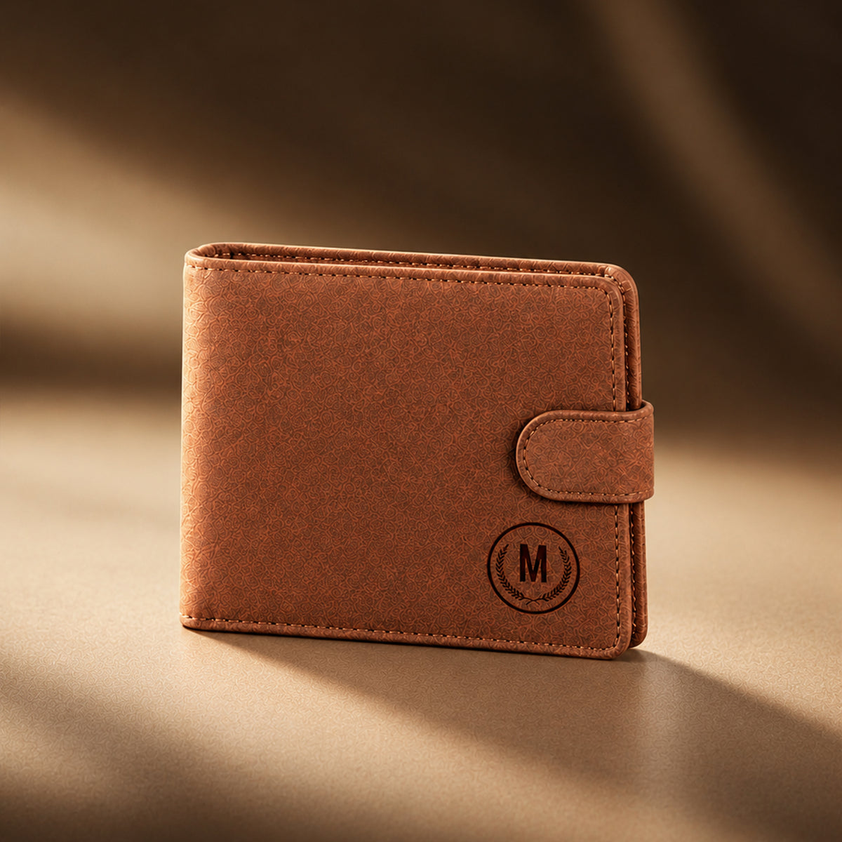 Premium Leather M Series Button Wallet
