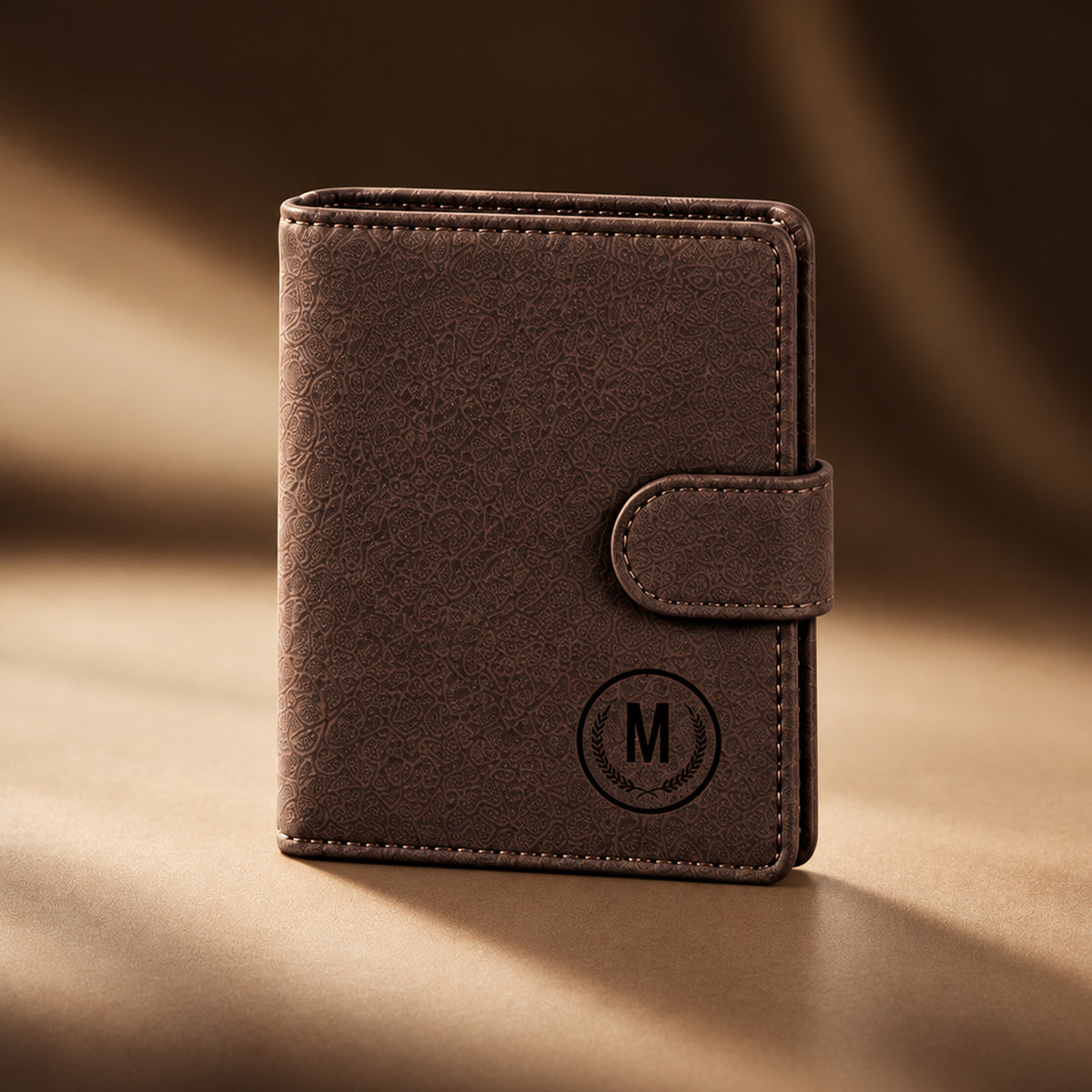 Premium Leather M Series Button Wallet