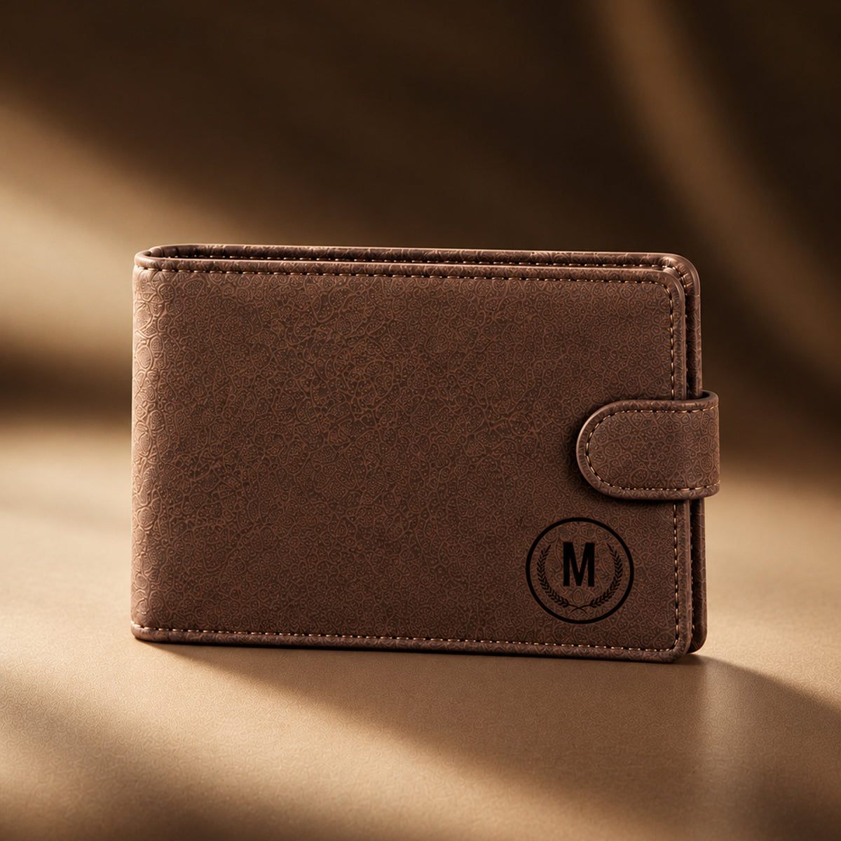 Premium Leather M Series Button Wallet