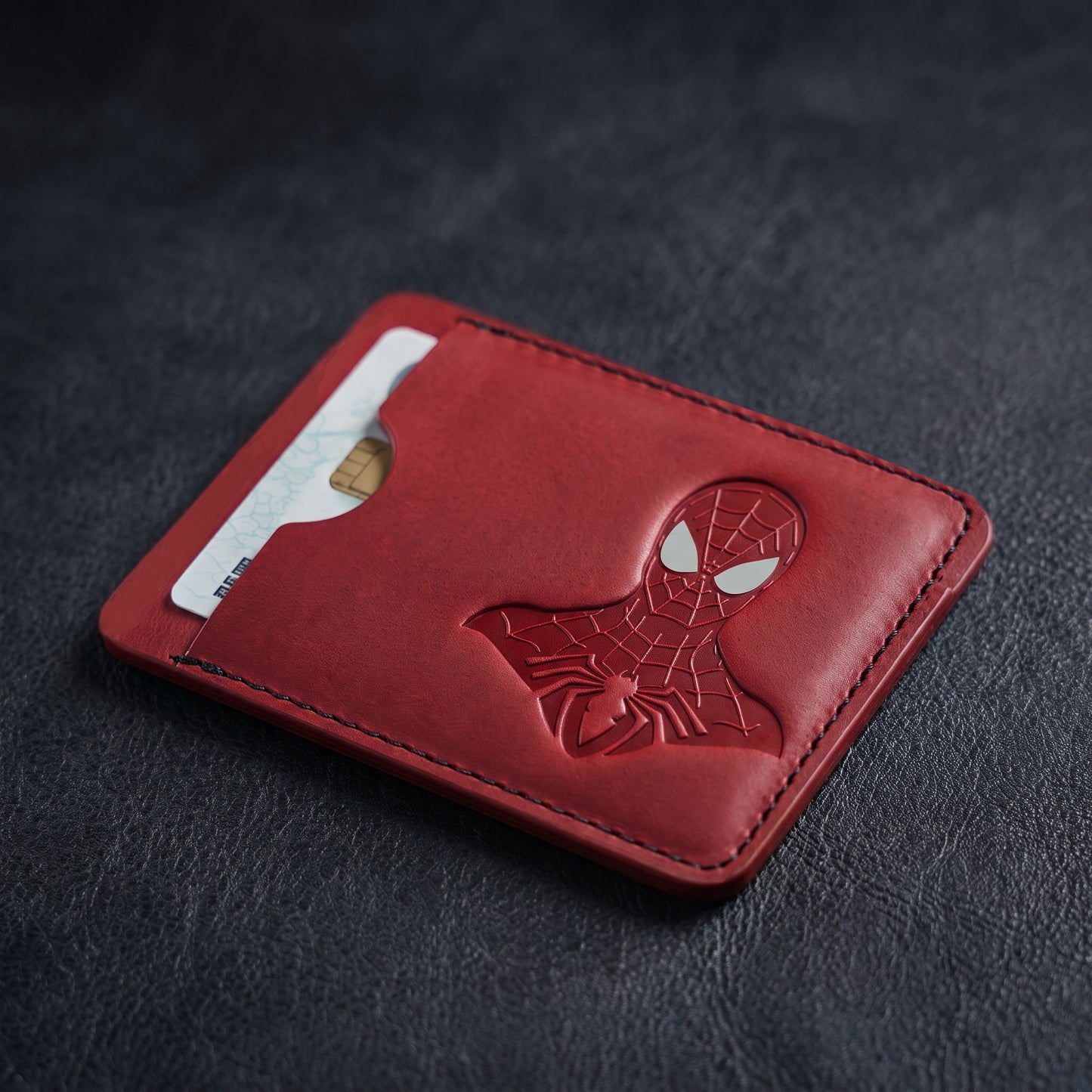 HeroPass™ – Superhero Leather ID Card Holder | Spider-Man Edition | Pakistan