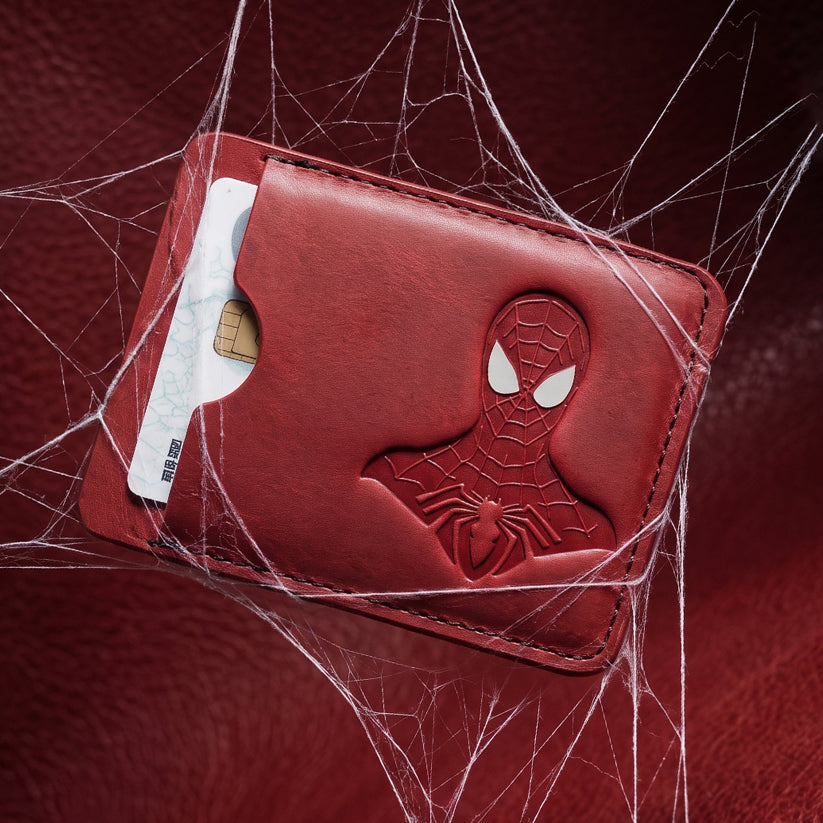 HeroPass™ – Superhero Leather ID Card Holder | Spider-Man Edition | Pakistan