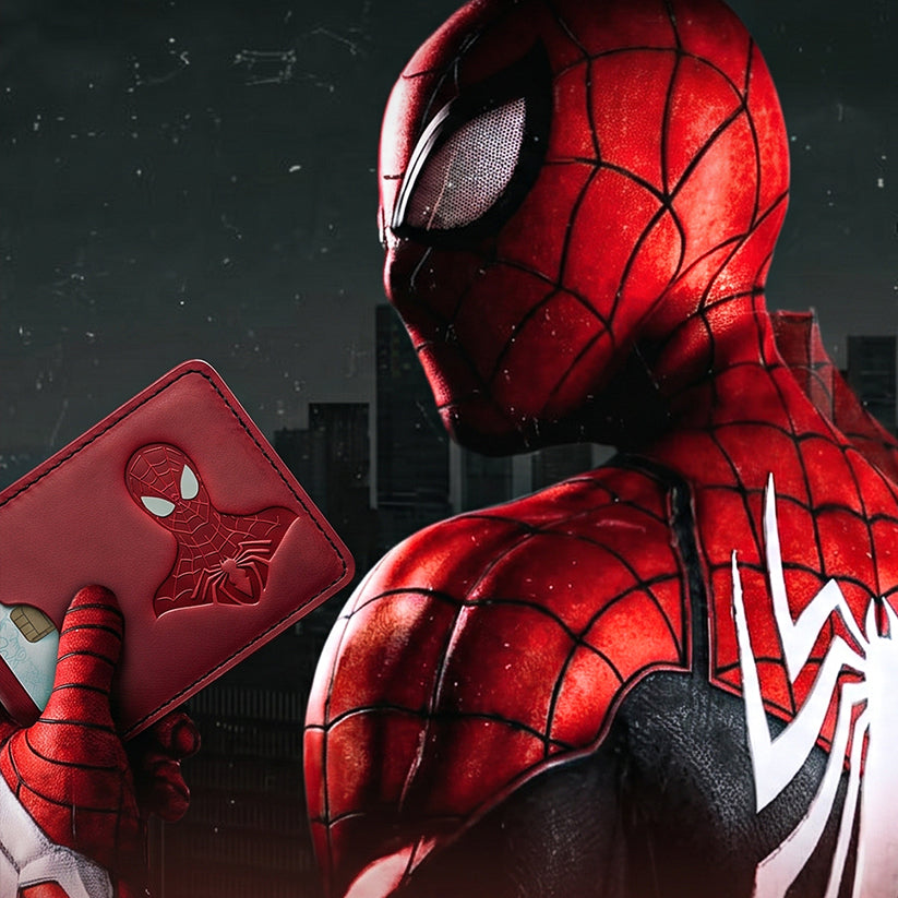 HeroPass™ – Superhero Leather ID Card Holder | Spider-Man Edition | Pakistan